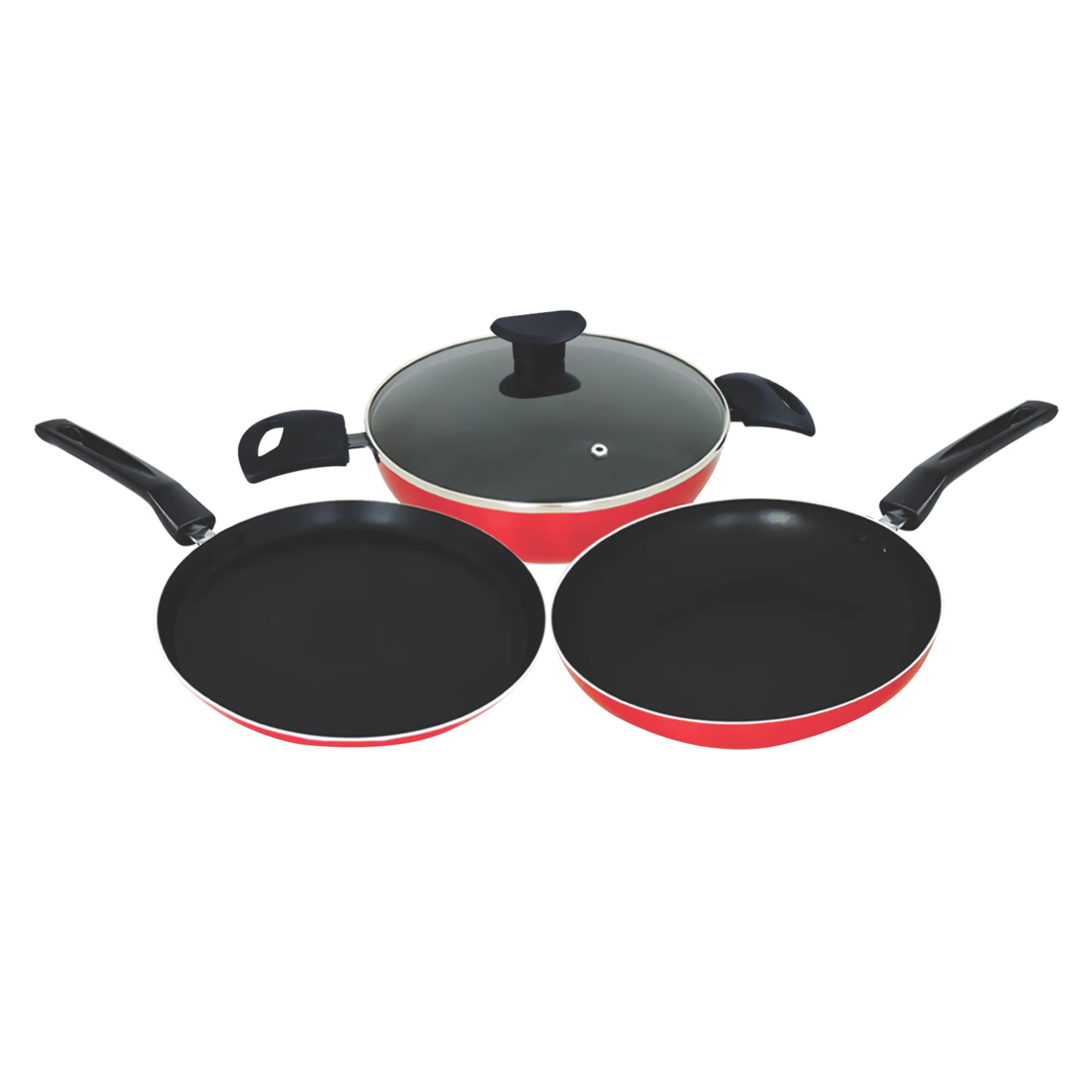 VBT VBT KTF2425IB Non Stick Cookware Set – Induction & Gas Compatible, PFOA Free