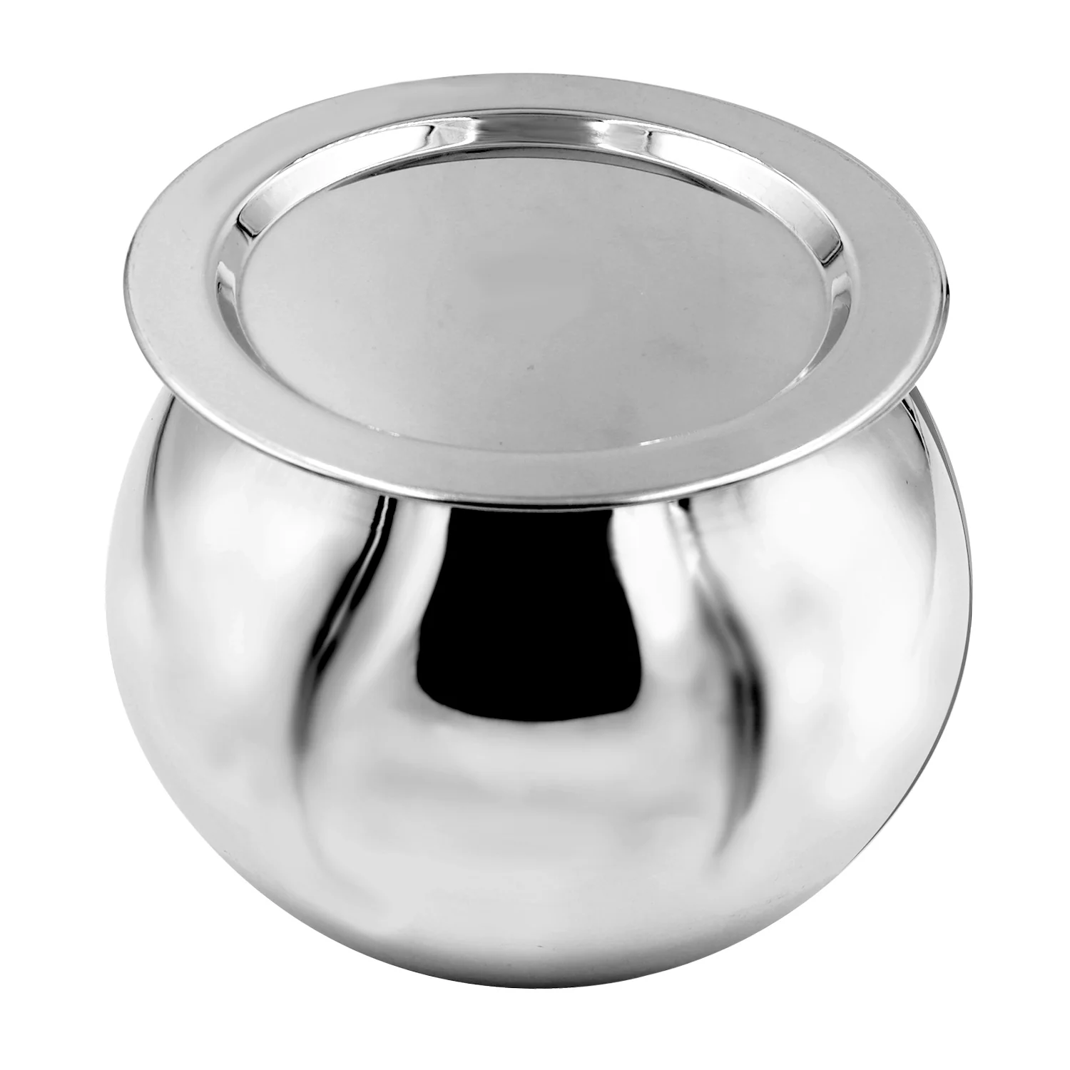 iBELL 1 kilogram Premium Stainless Steel Steam Pot, Thermal Rice Cooker, Induction Based Pot with Rubber Gasket - Image 4