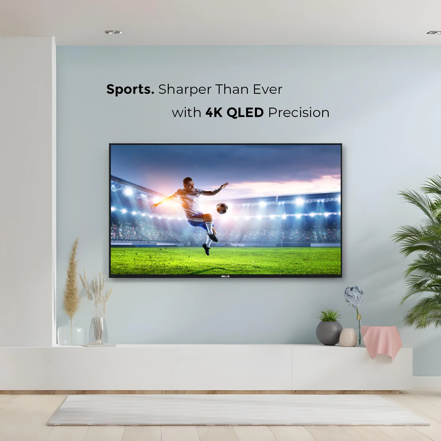 IBELL 108 cm (43 inches) A+ Series 4K Ultra HD Smart QLED TV (Black) - Image 7