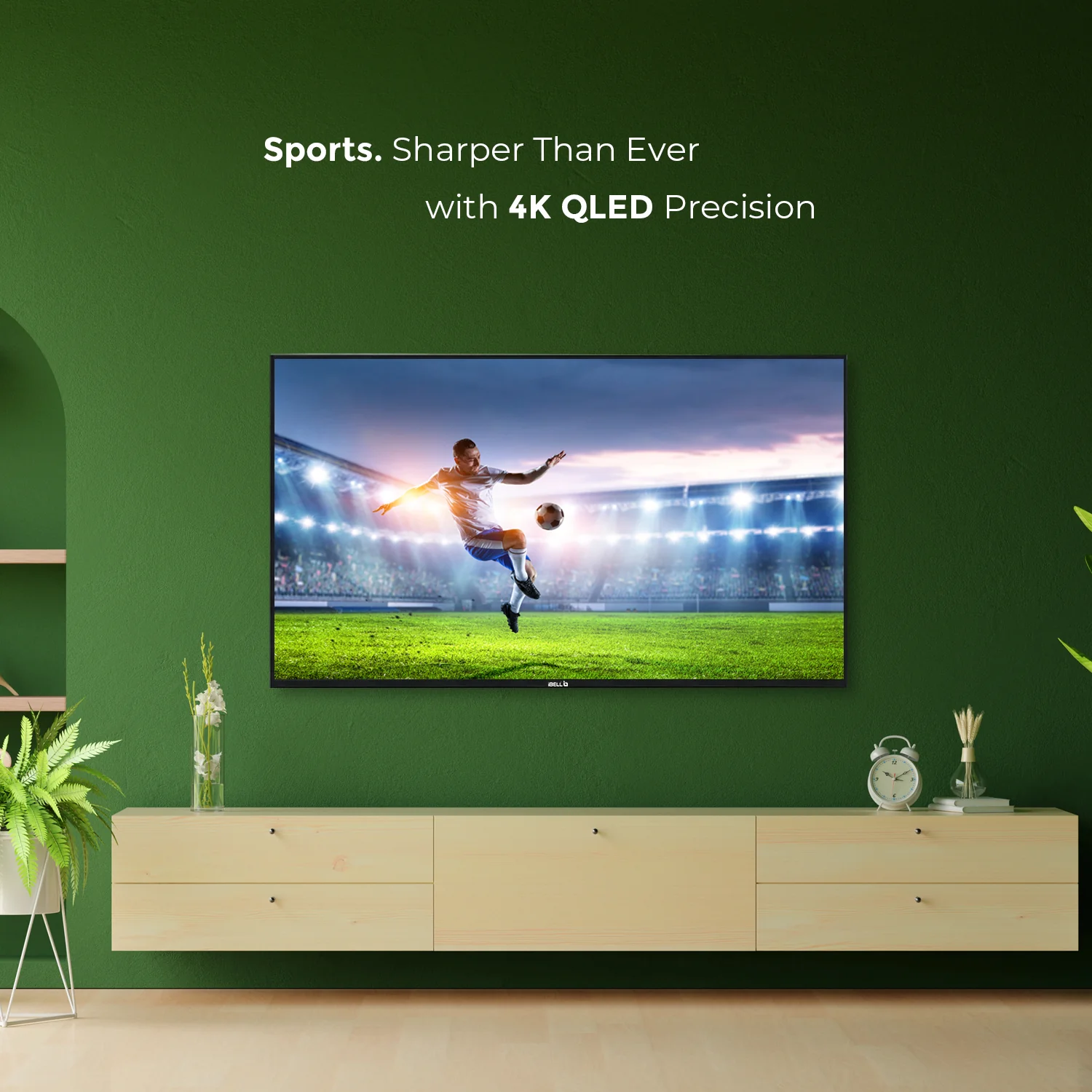 IBELL 138 cm (55 inches) A+ Series 4K Ultra HD Smart QLED TV (Black) - Image 4