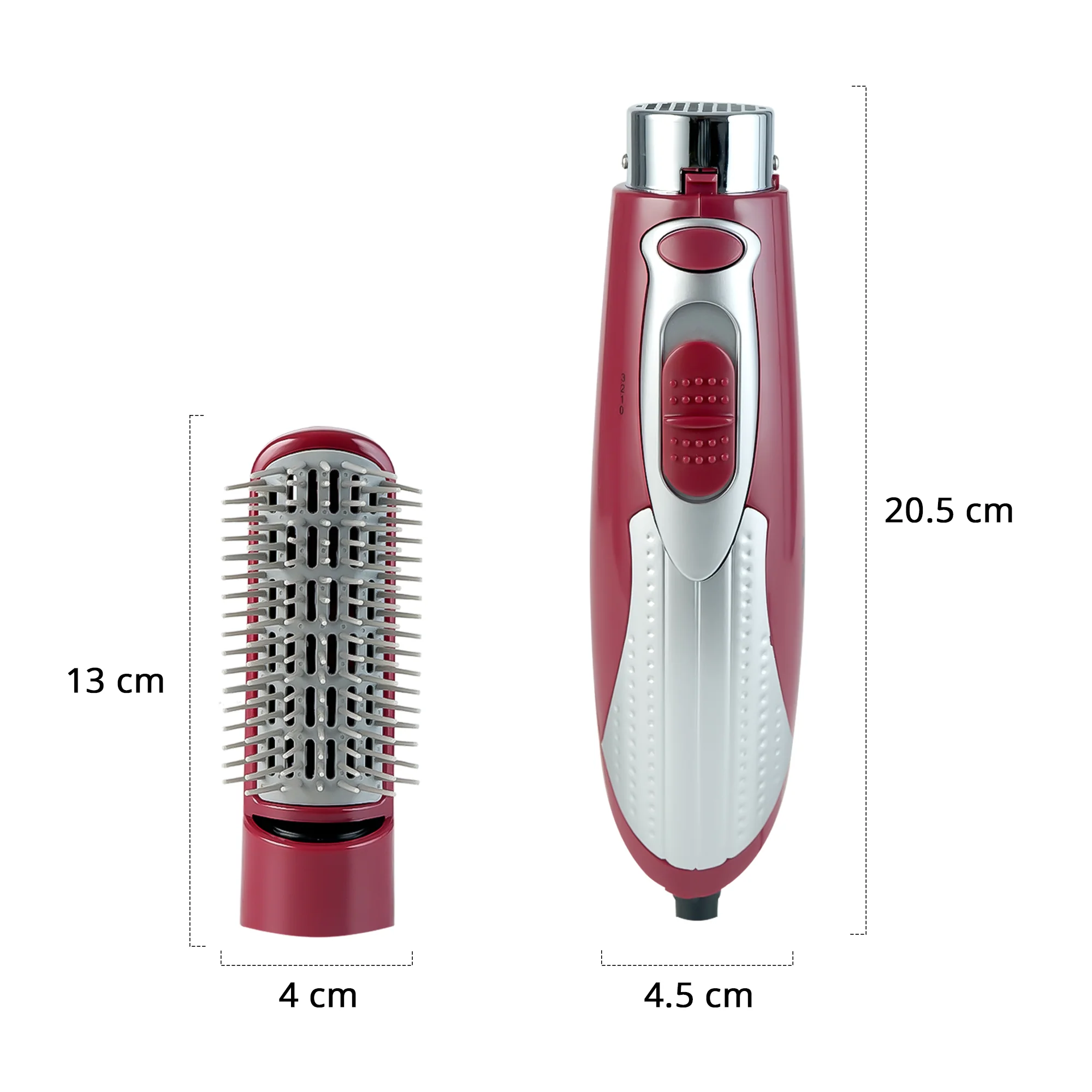 IBELL Hair Straightening Brush for Women | 3-in-1 Hot Air Brush for Styling, Drying & Straightening | Ceramic Bristles, 3 Speed Settings, Smooth Salon Finish | Ideal for Everyday Hair Care, 1-Year Warranty - Image 5