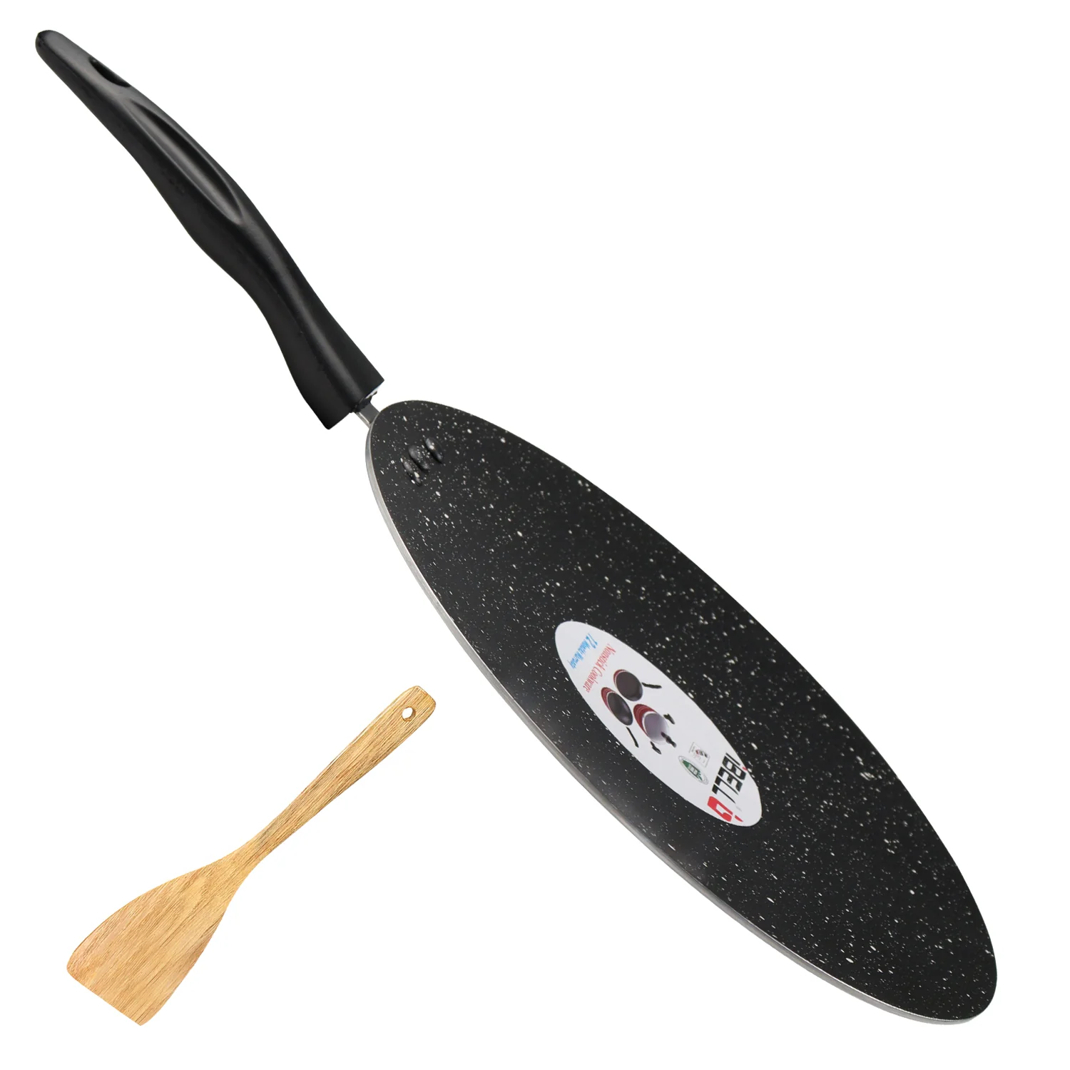 IBELL 3 Layer Durable Aluminium Non Stick Tawa Pan for Dosa/Roti/Chapati (290MM) Black - Image 7