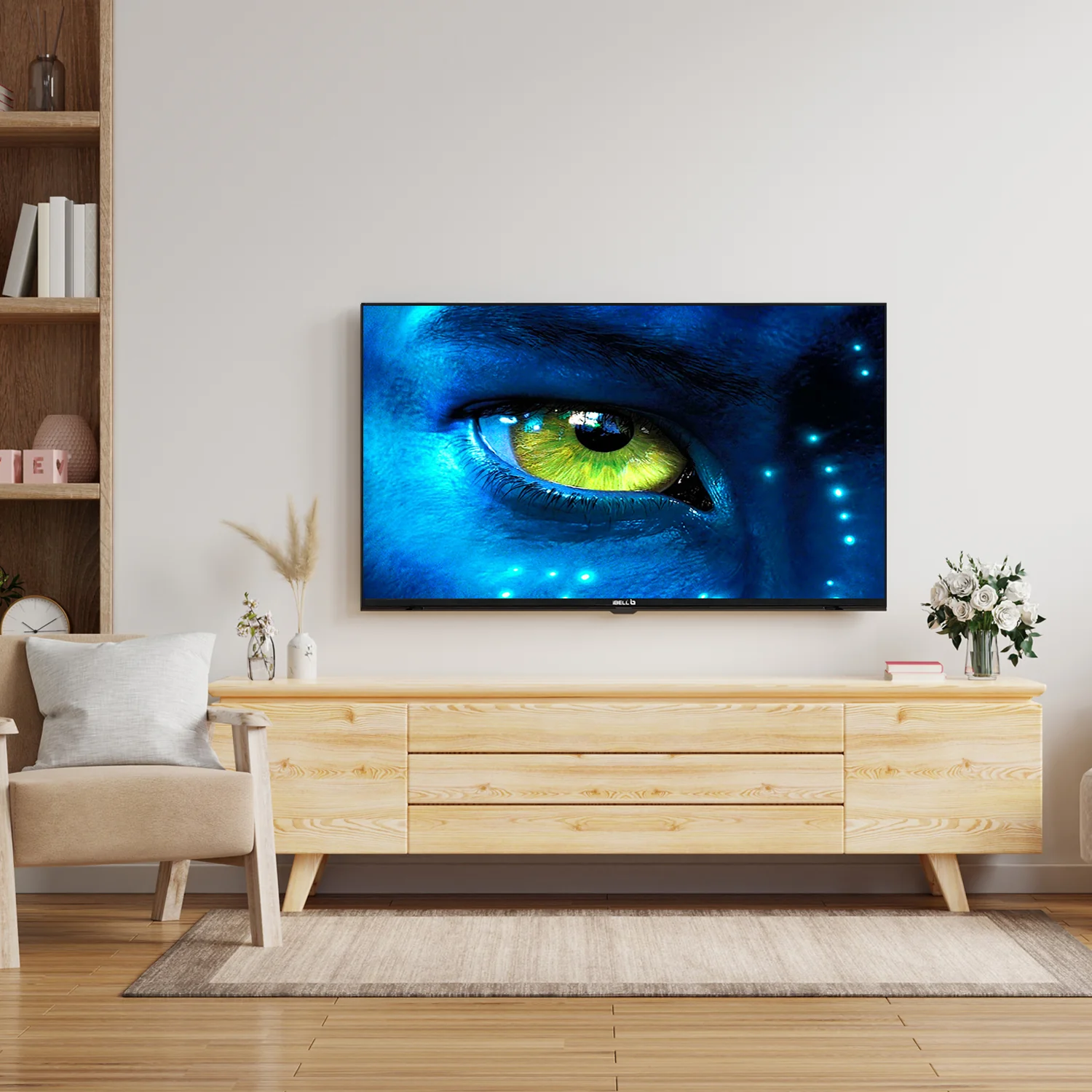 IBELL 80cm (32 inches) HD Ready Digital LED TV - Wide Screen, Digital Sound Quality (TRIDENT325NE, Black) - Image 6