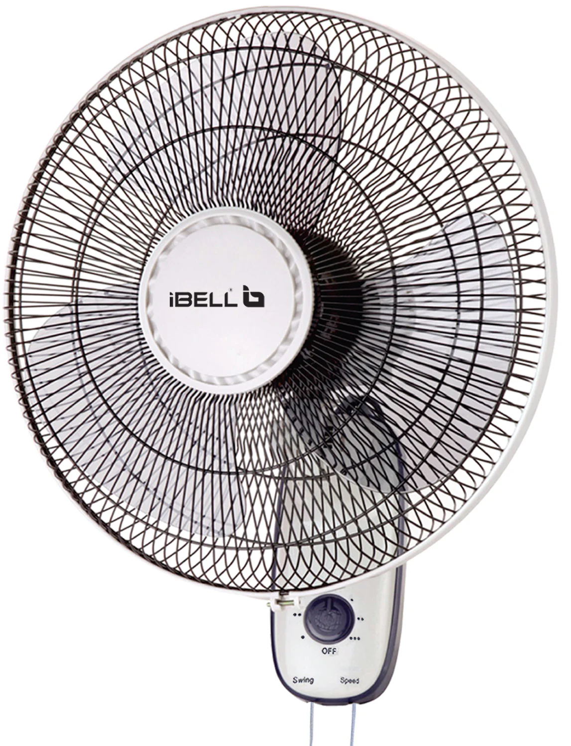 IBELL 9816WF High Speed Wall Fan with 3 Leaf, 406mm, Low Noise Motor (Ivory White) - Image 3