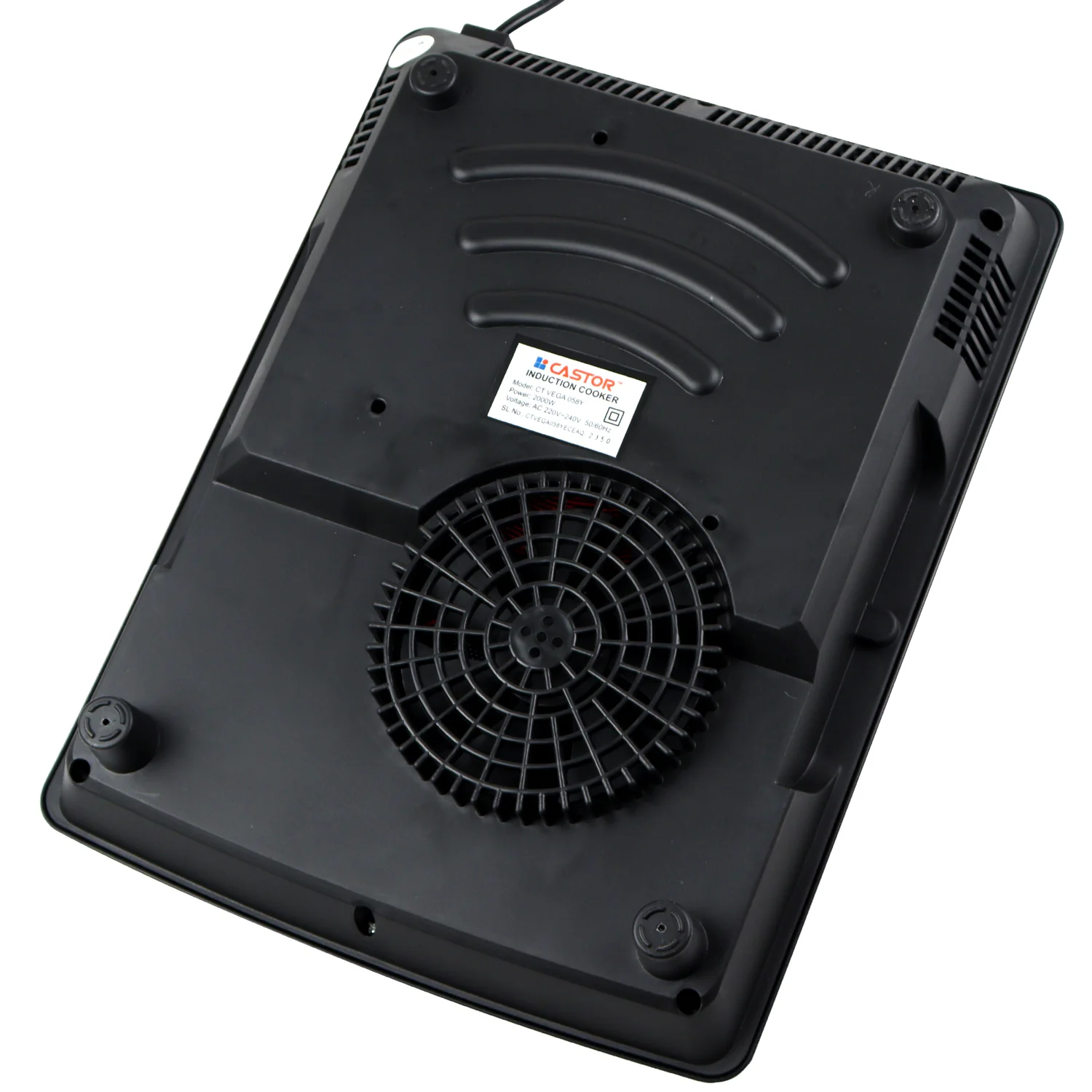 iBELL Castor VEGA Induction Cooktop 2000W, Auto Shut Off and Over Heat Protection, 2yr Warranty (Black) - Image 3