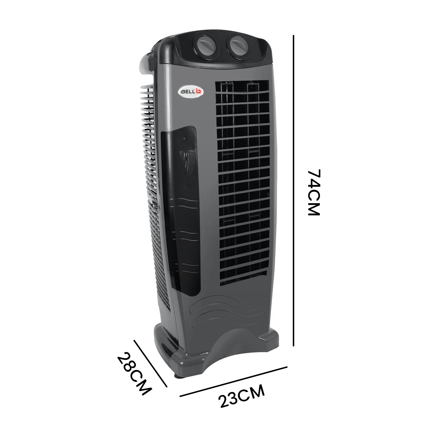 IBELL DELUXE High Speed Tower Fan, Low Power Consumption and Anti-Rust Body, 25-foot Air Delivery, 4-way Air Flow (Grey) - Image 8