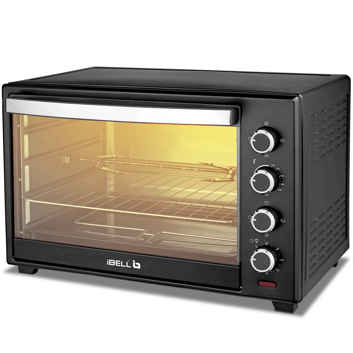 iBELL EO50LGDLX Otg 50 Litre,Convection Oven Toaster Griller With Motorized Rotisserie,Multiple heating modes,2000 Watt (Black),2000 Watts,50 Liter - Image 7