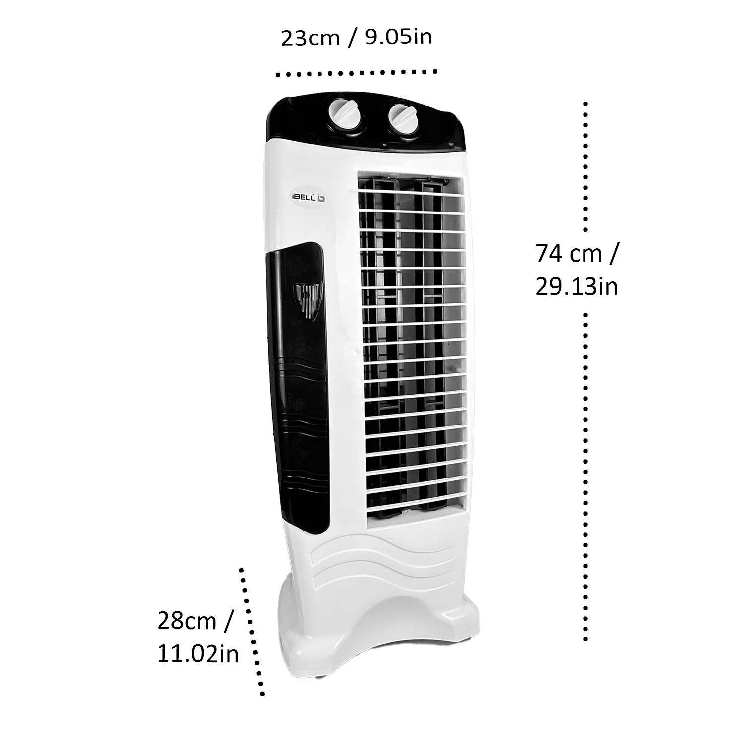 IBELL High Speed Tower Fan, 25-foot Air Delivery, 4-way Air Flow, Low Power Consumption and Anti-Rust Body (White) - Image 9