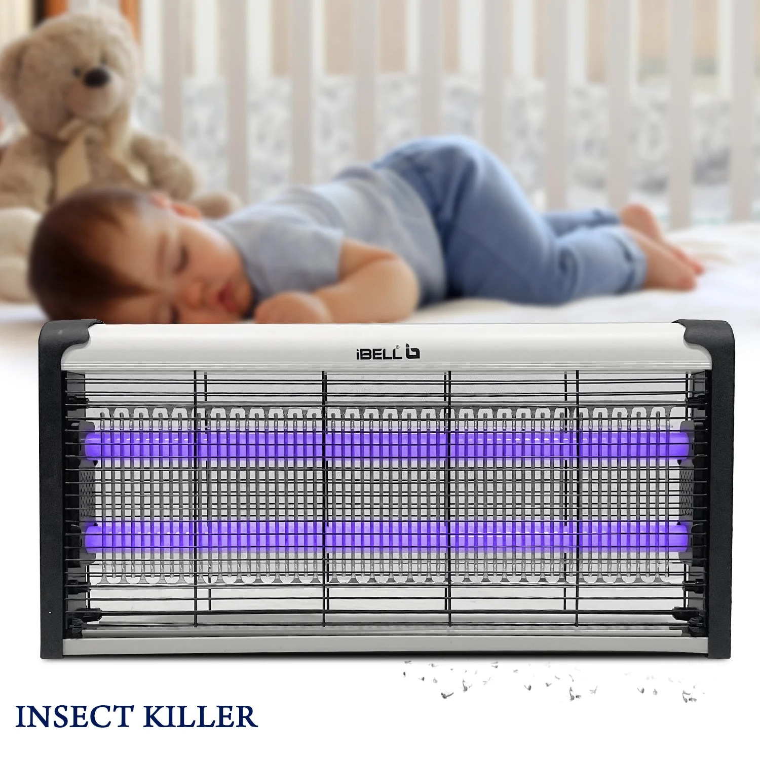 iBELL M23IK Insect Killer Machine for Home LED Bulb, High Efficiency, Effective Fly Catcher/Insect Trap for Home, Office & Restaurant (Silver) - Image 3