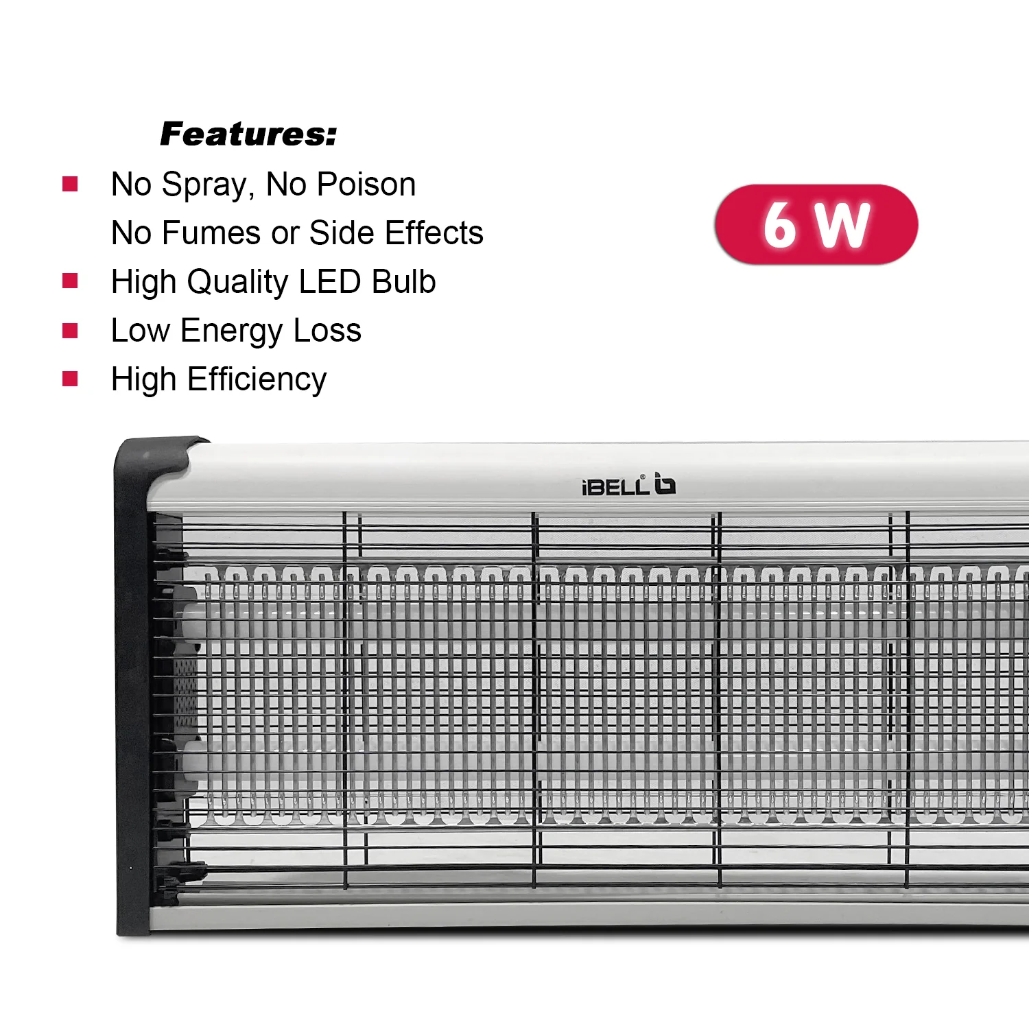 iBELL M23IK Insect Killer Machine for Home LED Bulb, High Efficiency, Effective Fly Catcher/Insect Trap for Home, Office & Restaurant (Silver) - Image 7
