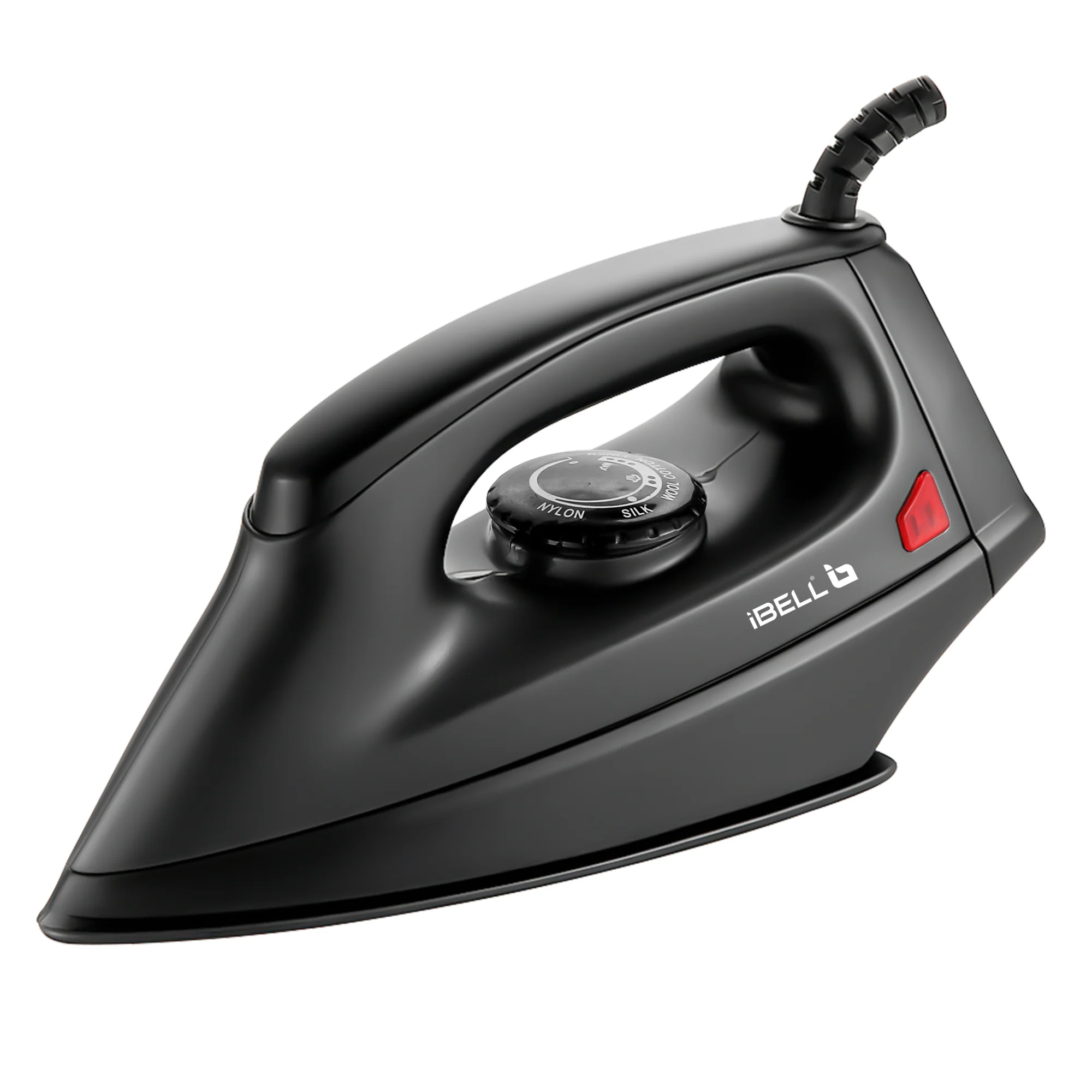 IBELL PASSION 1000W Iron Box with 3 Years Warranty, Non-Stick Soleplate Dry Iron, Shock-Proof Body, Variable Temperature Control, Overheating Protection (Black) - Image 3