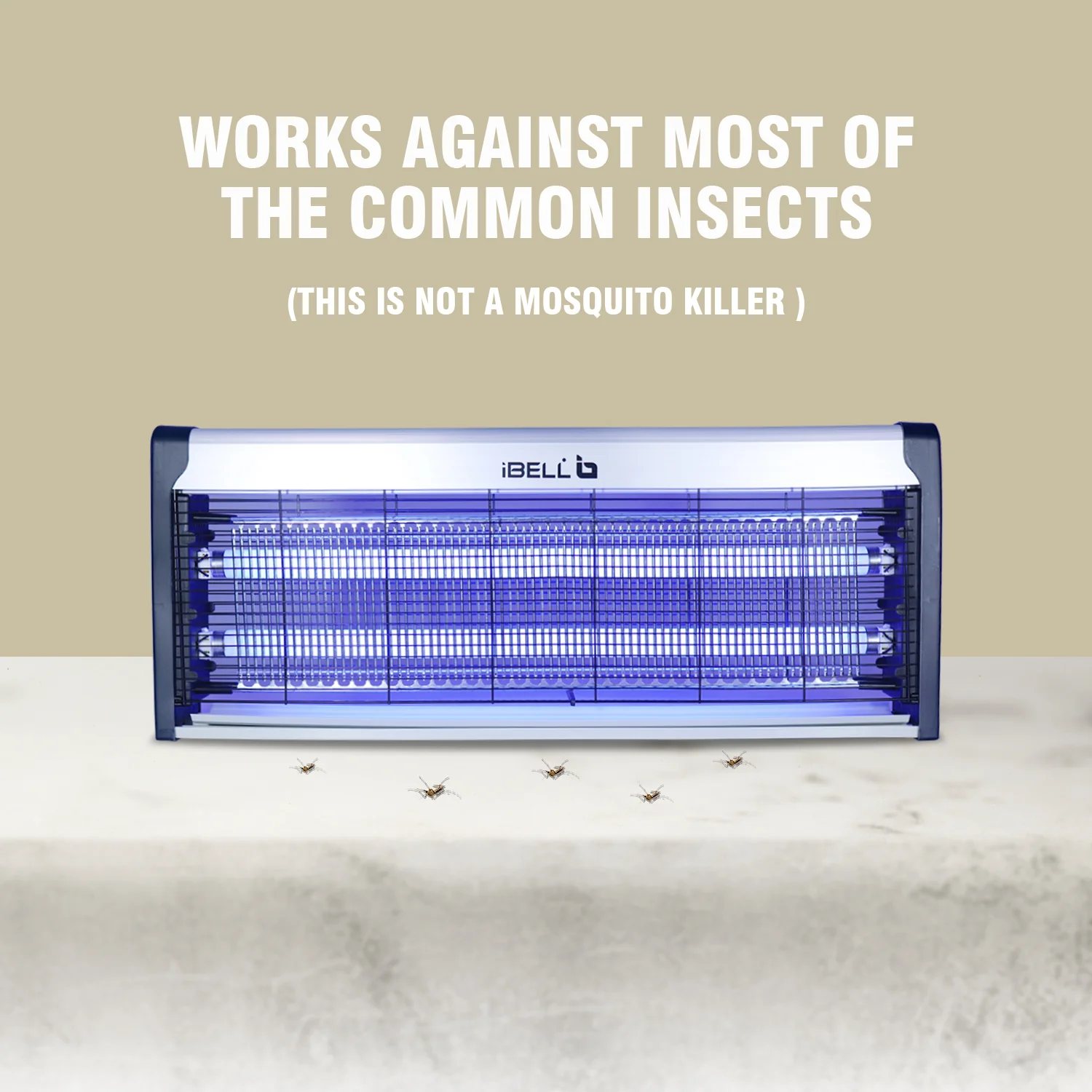 iBELL S40IK Insect Killer Machine 40W, UV Lamp,Fly Catcher for Home, Bedroom, Office Cabin & Restaurants (Silver) - Image 5