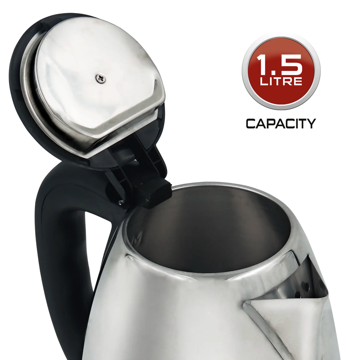 IBELL Sek150L Premium Electric Kettle 1.5 Litre,1500 Watts, Stainless Steel, Auto Cut-Off Feature (Silver) - Image 4