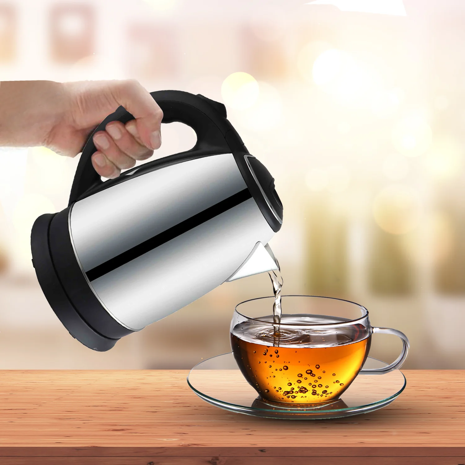 IBELL Sek150L Premium Electric Kettle 1.5 Litre,1500 Watts, Stainless Steel, Auto Cut-Off Feature (Silver) - Image 6