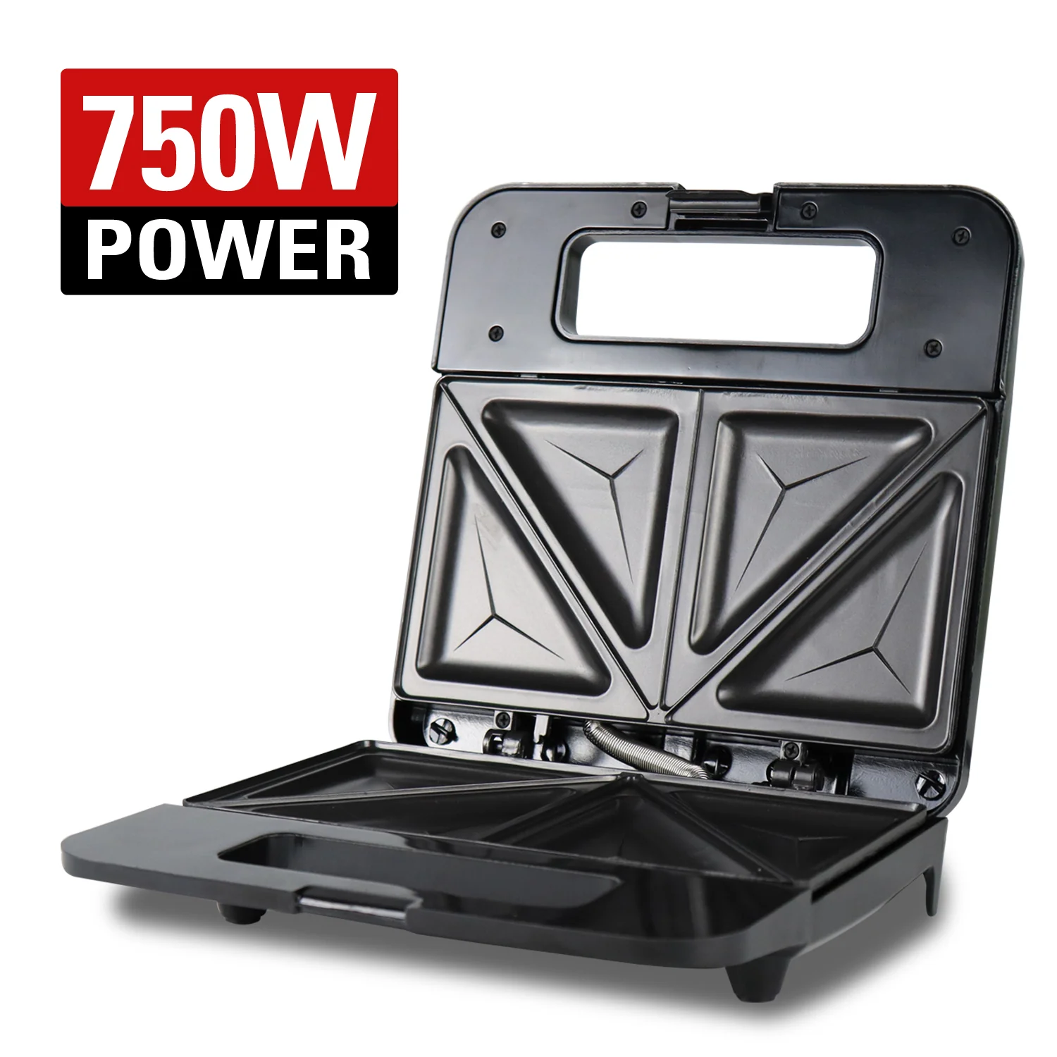 iBELL SM410N Sandwich Maker with Non Stick Sandwich Plates Grill & Toast, Electric, Nonstick, 800 Watt (Black) - Image 6