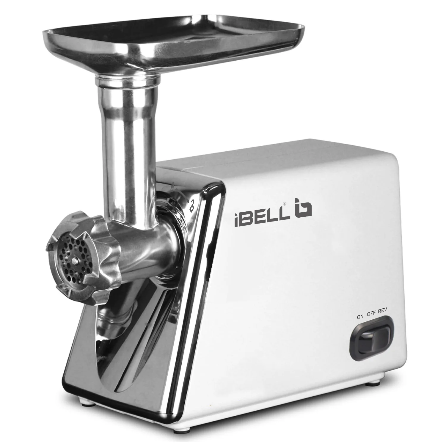 iBELL Stainless Steel Mt1750Y Meat Grinder, 1800W, Heavy Duty Mincer Machine for Mincing/Chopping Meat, Keema/Sausage/Kebab Maker (Silver) - Image 5