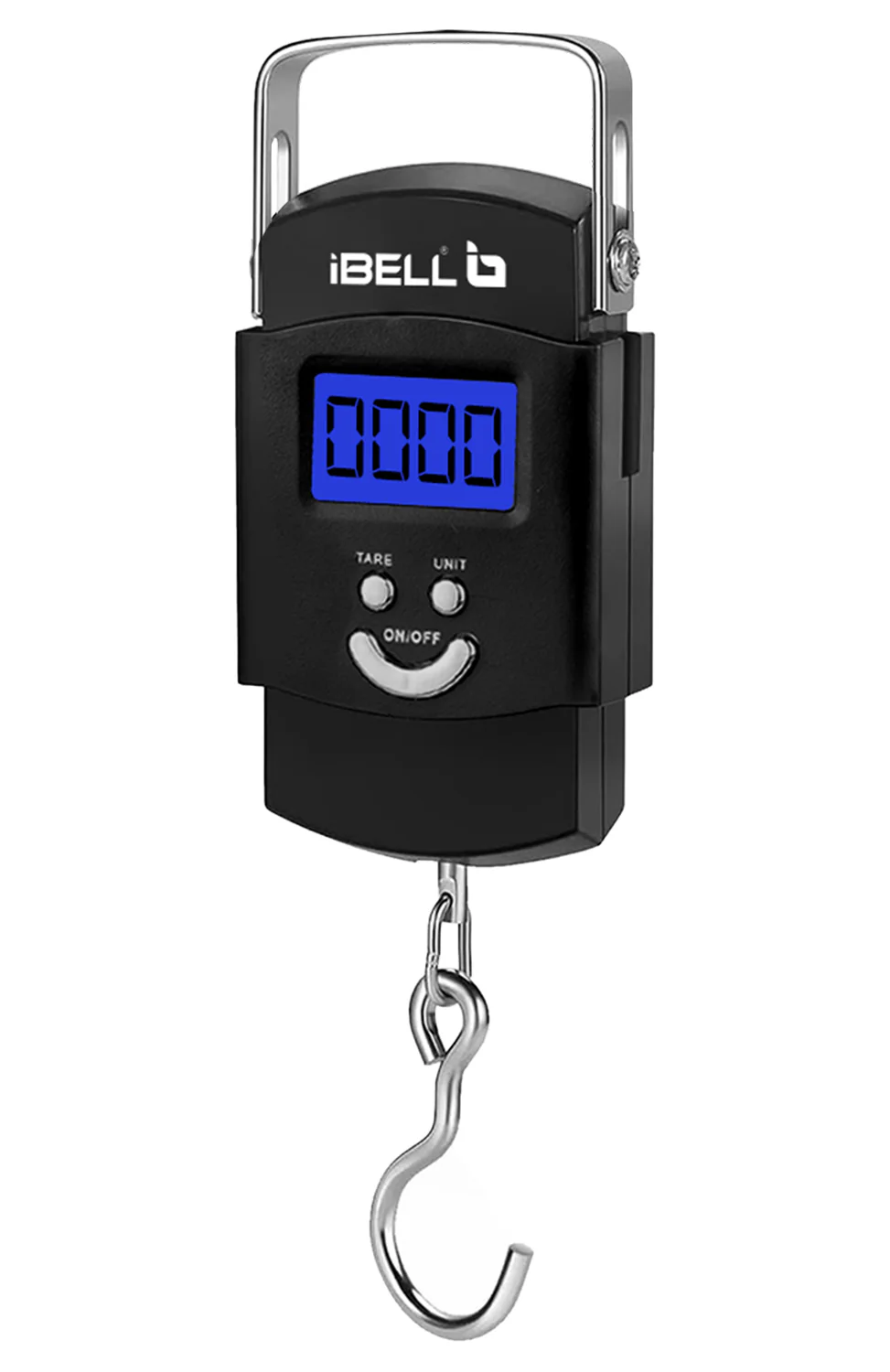 iBELL Weight Machine For Luggage Weighing Scale, Portable, 50 KG, Stainless Steel Hook, Digital LED Display & Tare Function, LS050M (Black) - Image 3